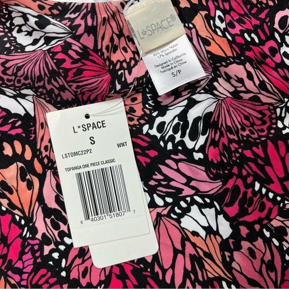 L*Space | Topanga One Piece Swimsuit In Wings N Things Butterfly Print | S - Picture 11 of 13